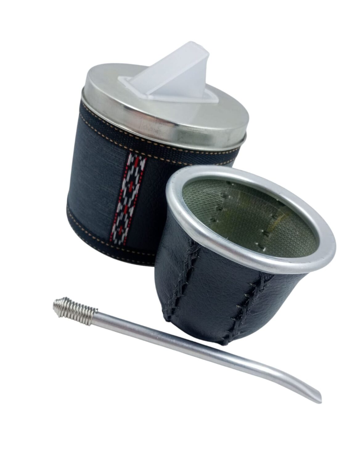 Set matero mate + azucarero y bombilla