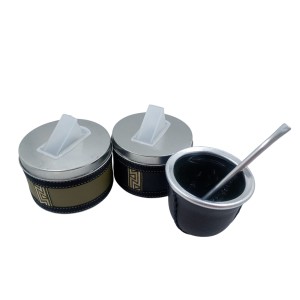 Set matero mate + azucarero y yerbero + bombilla