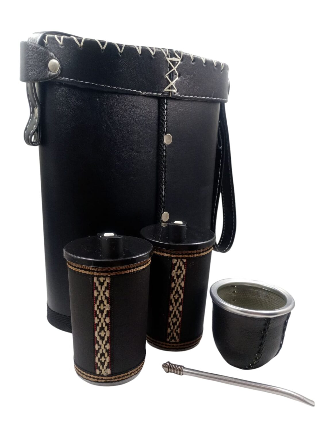 Set matero mate + azucarero y yerbero + bombilla - Imagen 4