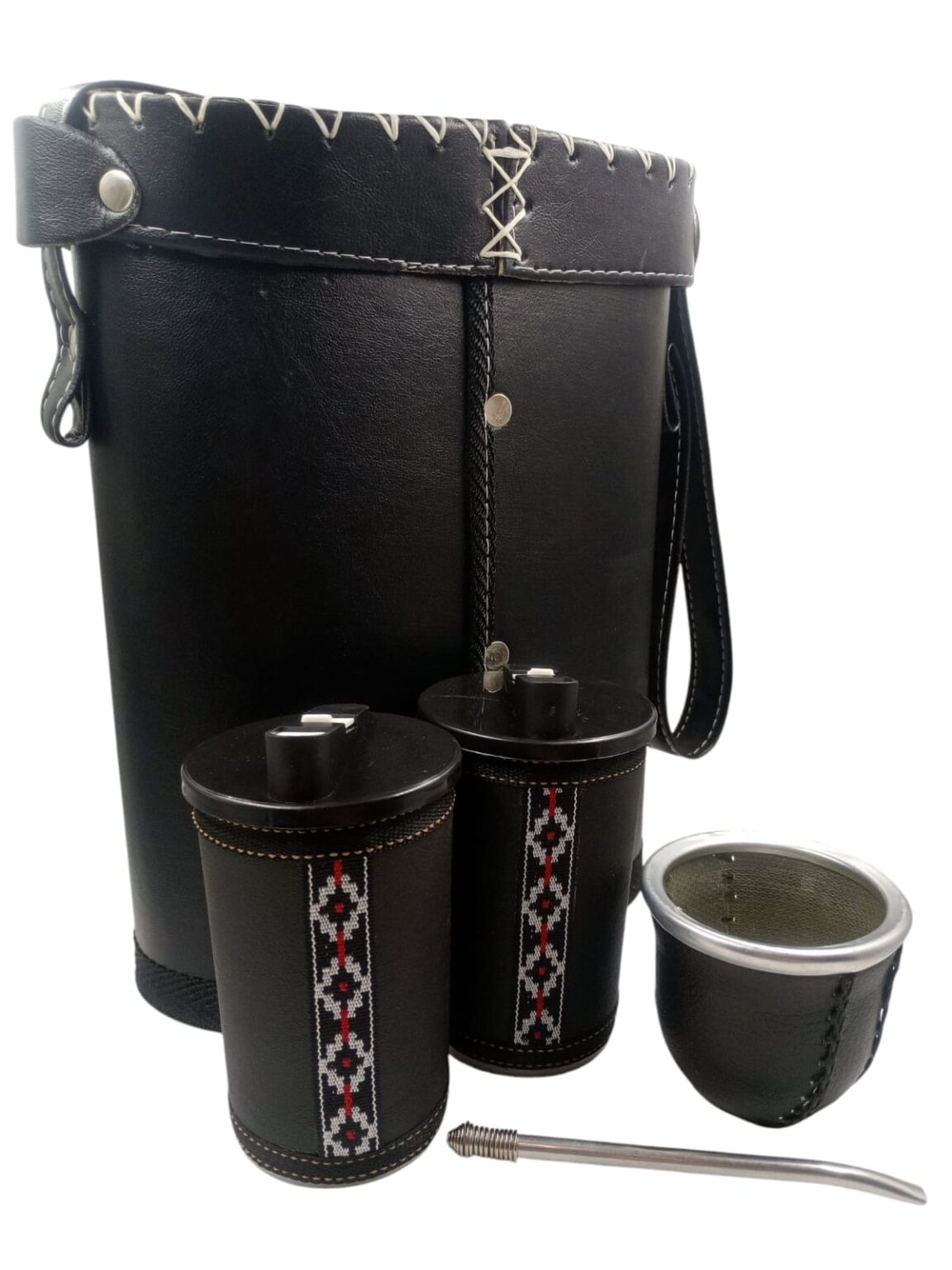 Set matero mate + azucarero y yerbero + bombilla - Imagen 5