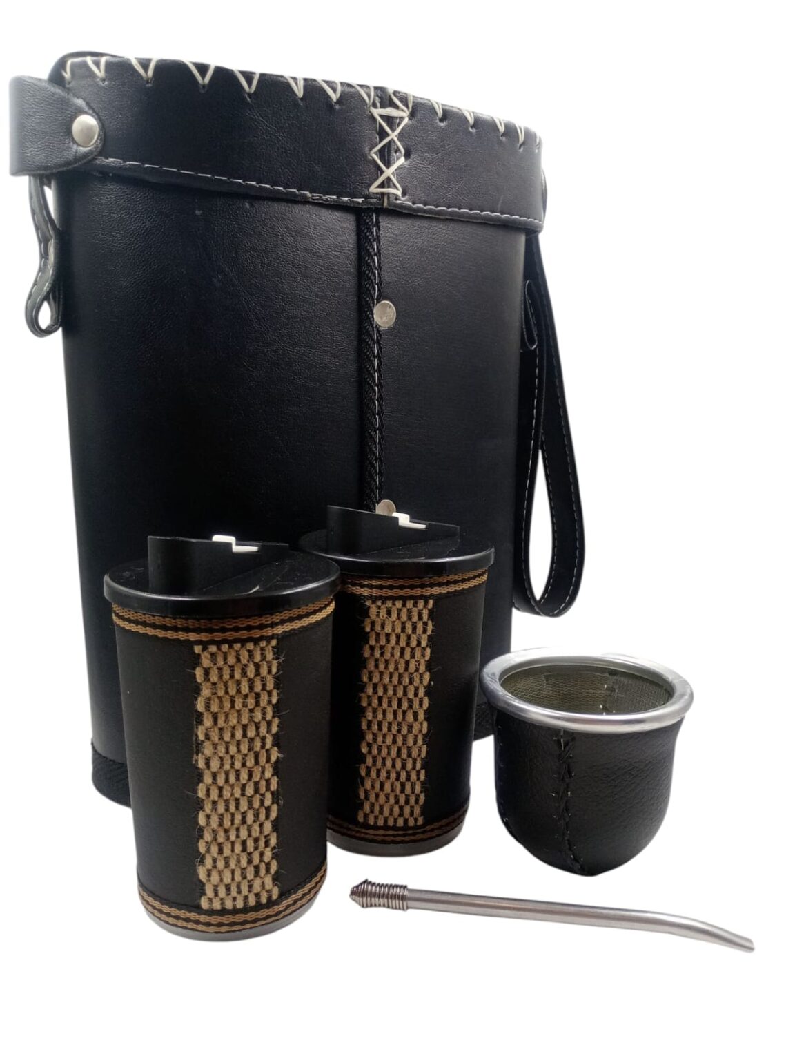 Set matero mate + azucarero y yerbero + bombilla - Imagen 6