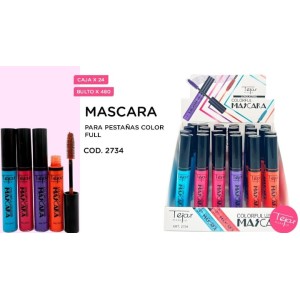 Mascara para pestañas color full