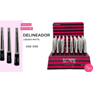 Delineador liquido matte