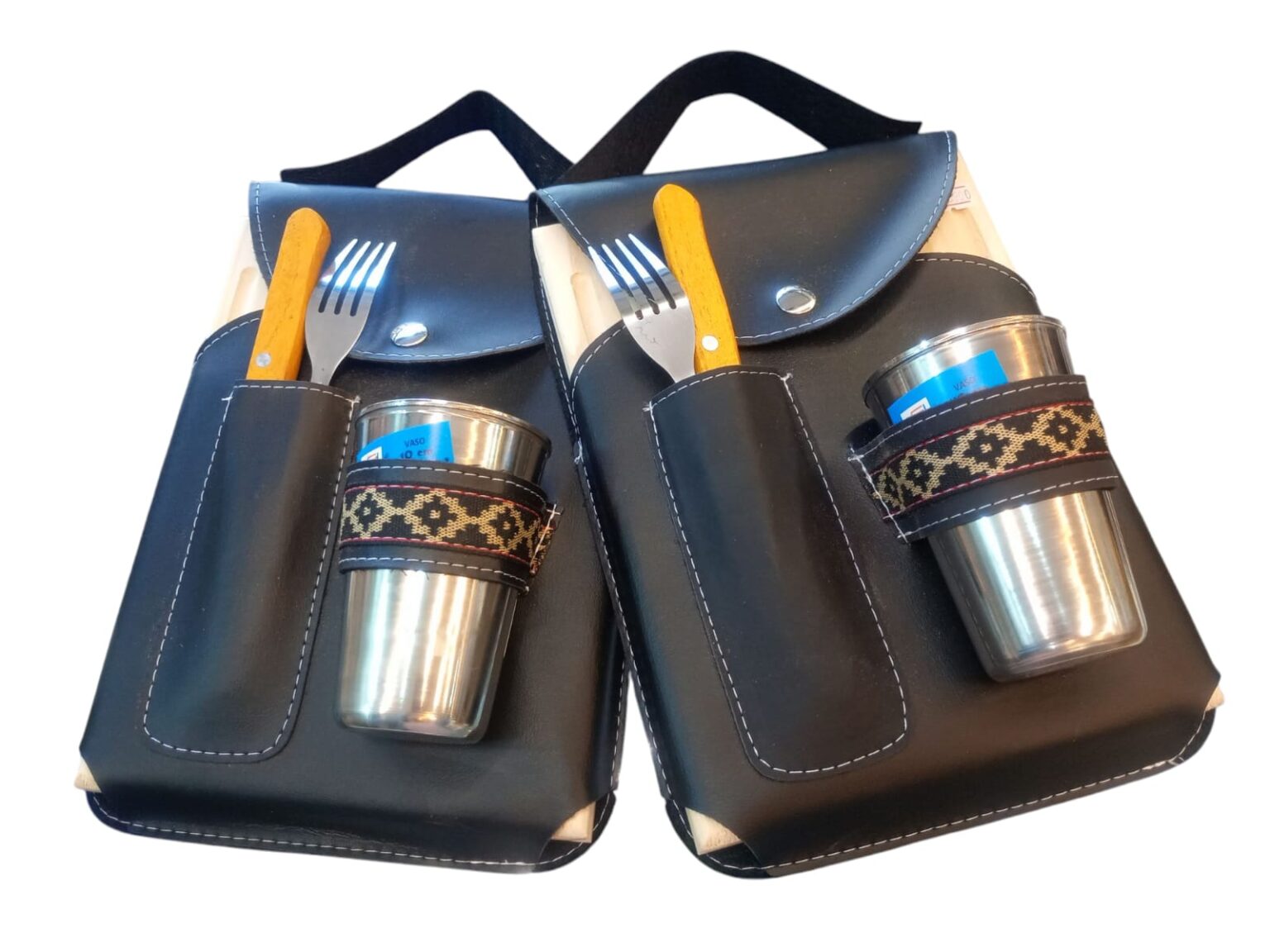 Set de asado con vaso