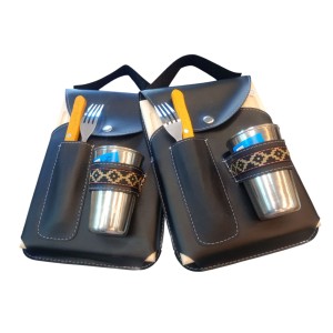 Set de asado con vaso