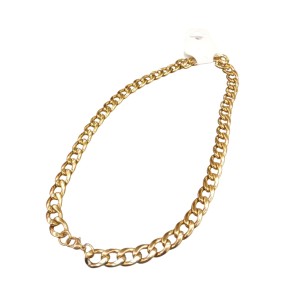 Cadena de acero dorado