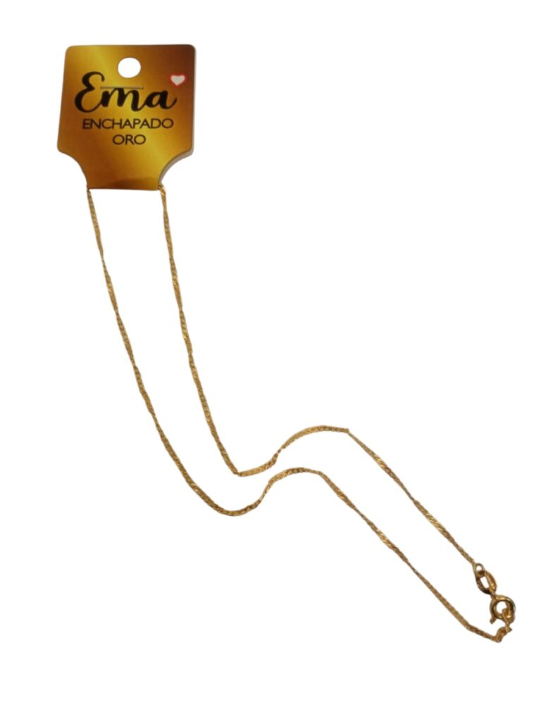 Collar enchapado en oro