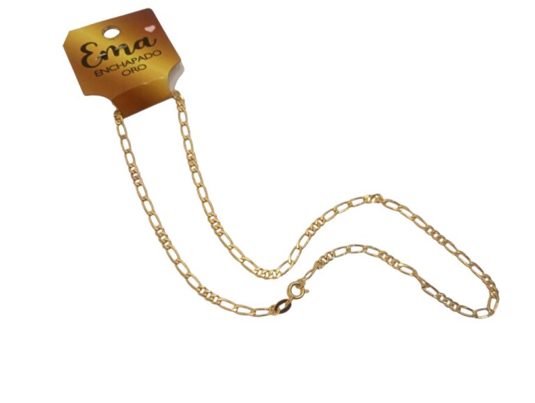 Collar cadena enchapada en oro