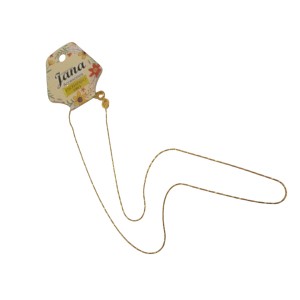 Collar enchapado en oro