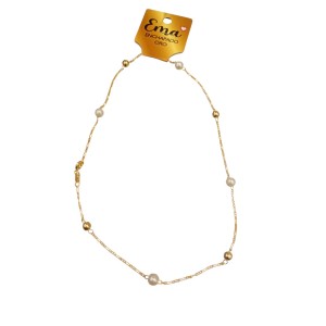 Collar enchapado en oro