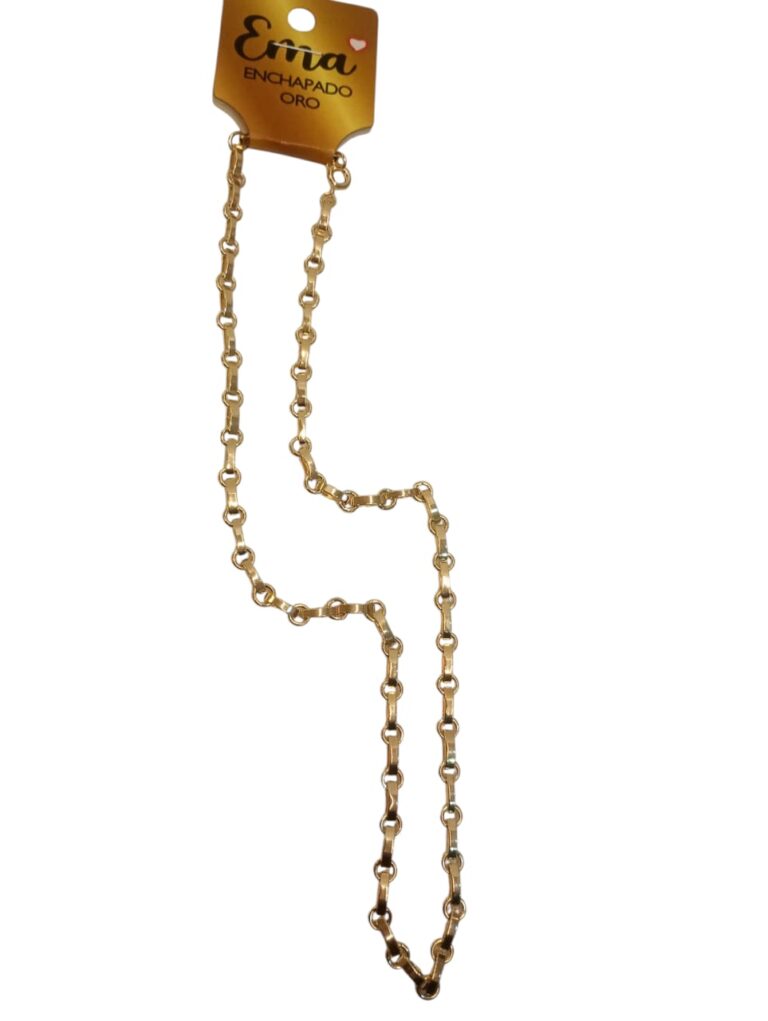 Cadena enchapado en oro