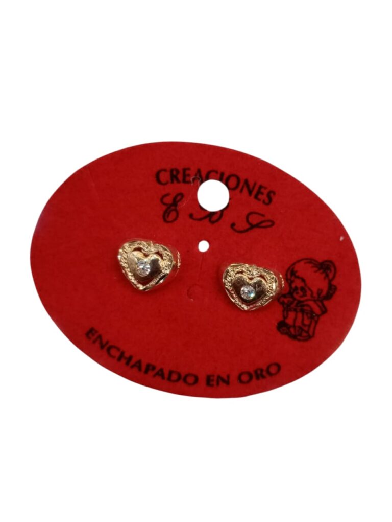 Aritos enchapados en oro - Imagen 3