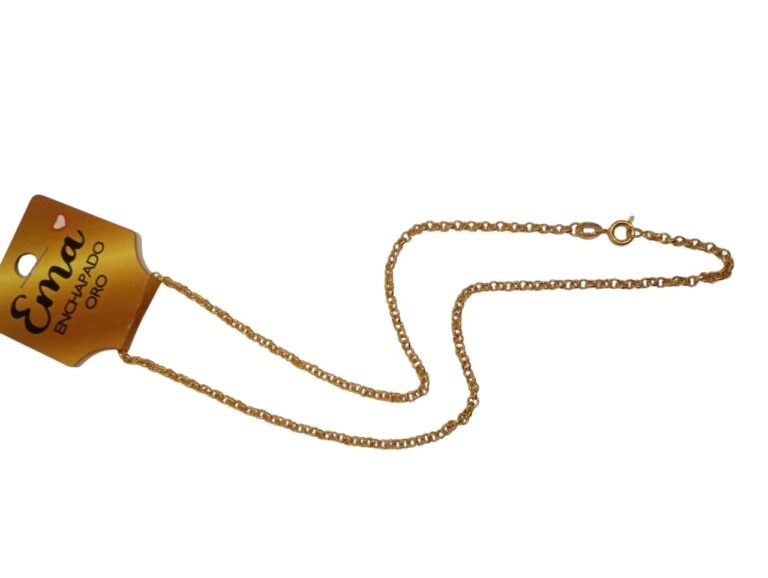 Cadena enchapada en oro