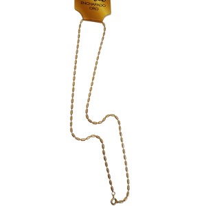 Cadena enchapada en oro