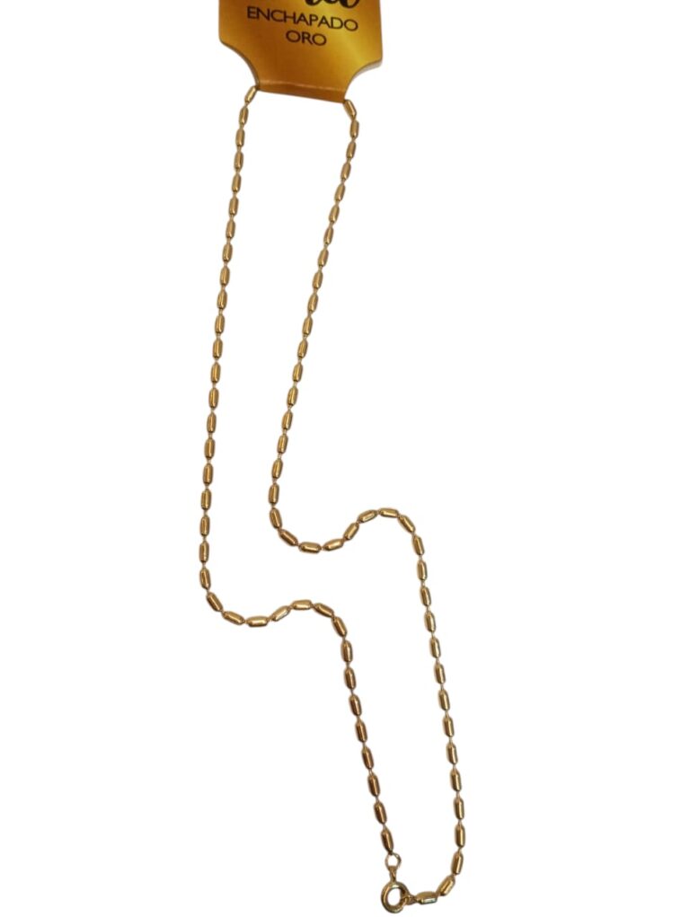 Cadena enchapada en oro