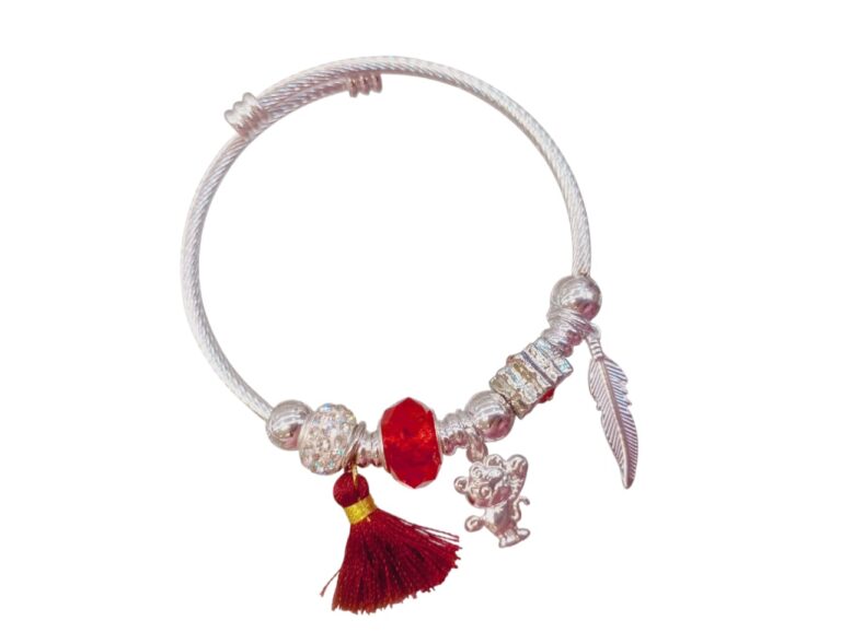 Pulseras con dijes en acero blanco varios modelos - Imagen 2