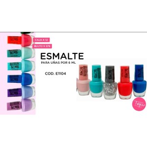 Esmalte para uñas por 6 ml