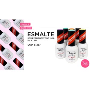 Esmalte semi permanente uv & led
