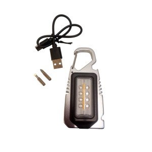 Llavero multifuncion Led recargable keychain light