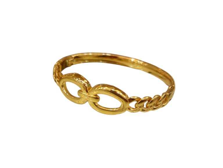 Esclavas en acero dorado - Imagen 4