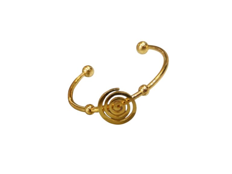 Set de nena de pulcera+collar+aritos en acero dorado - Imagen 7