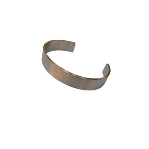 Brazalete de acero blanco
