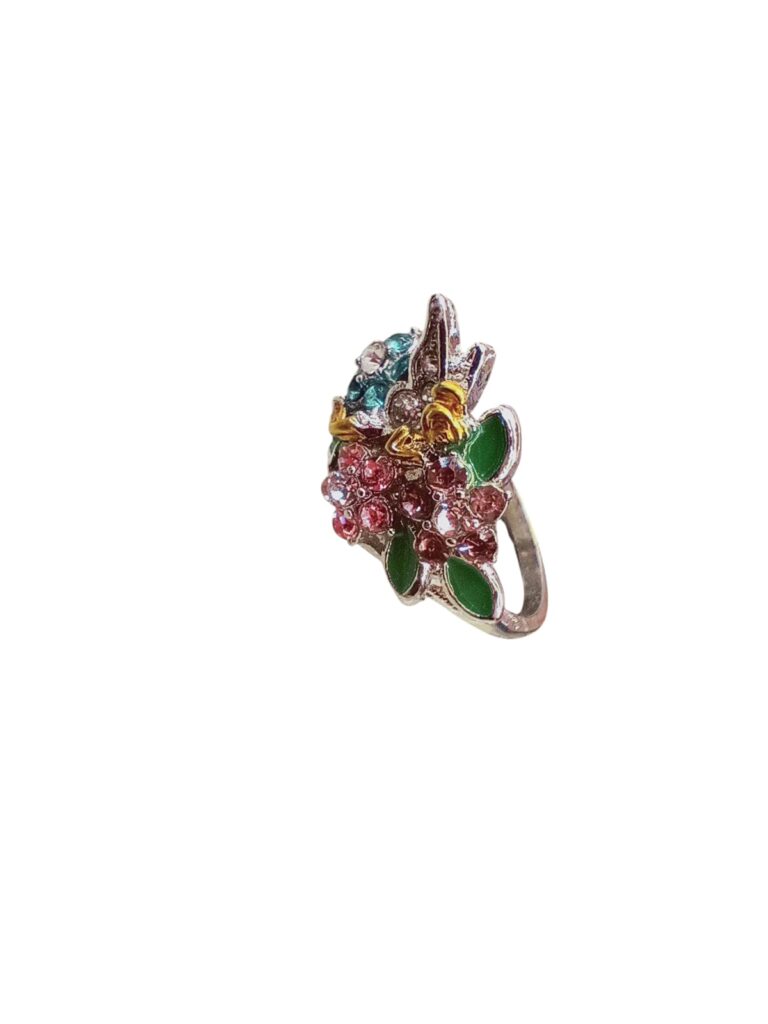 Anillo de hadas de las flores fantasia