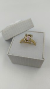 ANILLO CUADRADO STRAS X6 (TALLES SURTIDOS)