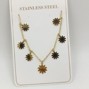 CADENA DIJE FLOR A.D