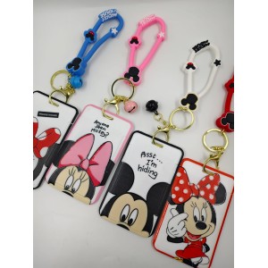 PORTA SUBE / TARJETA CON LLAVERO DE MICKEY