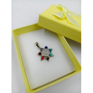 DIJE ESTRELLA DE PIEDRAS NATURALES