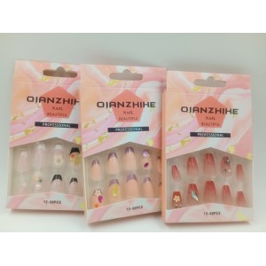 CAJA DE UÑAS POSTIZAS X12 UNIDADES