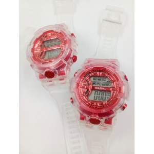 RELOJ DIGITAL TRANSPARENTE