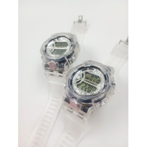 RELOJ DIGITAL TRANSPARENTE