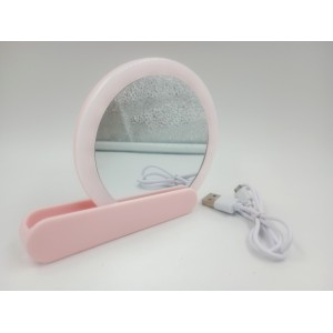 ESPEJO LED GIRATORIO PLEGABLE CON CARGA USB
