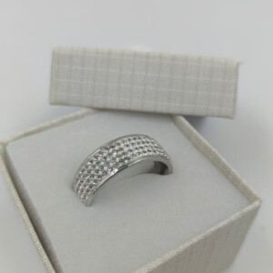 ANILLO STRAS DOBLE X6 (TALLES SURTIDOS)