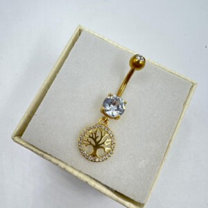 PIERCING OMBLIGO A.D ARBOL DE LA VIDA