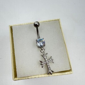 PIERCING OMBLIGO CRUZ