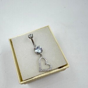 PIERCING OMBLIGO CORAZÓN