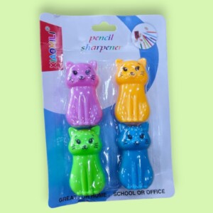 SET SACAPUNTAS X4 GATITOS