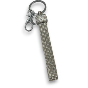 LLAVERO STRAS PLATEADO ES25441