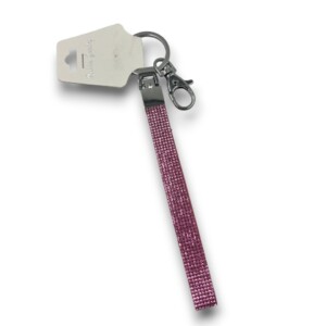 LLAVERO CINTA STRAS ROSA ES25442