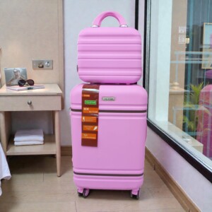 SET VALIJA + MALETIN ROSA