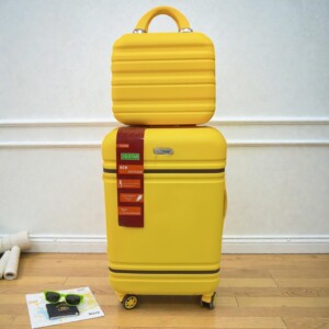 SET VALIJA + MALETIN AMARILLA