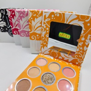 PALETA SOMBRAS X 9 COLORES DISEÑO ARABE