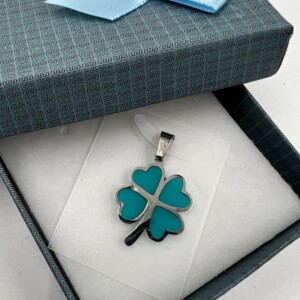 DIJE ACERO TREBOL 4 HOJAS