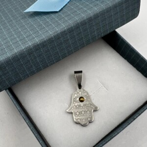 DIJE ACERO MANO DE FATIMA