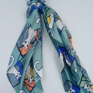 COLIN SCUNCY ESTAMPADO CON LAZO