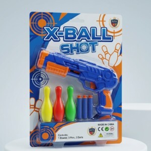 PISTOLA C/DARDOS Y 3 BOLOS