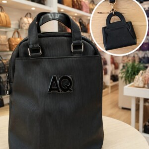 MOCHILA AQUARELLA+MONEDERO 600/6 (NEGRA)